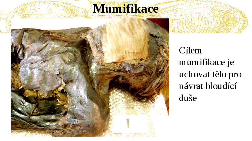 mumifikace